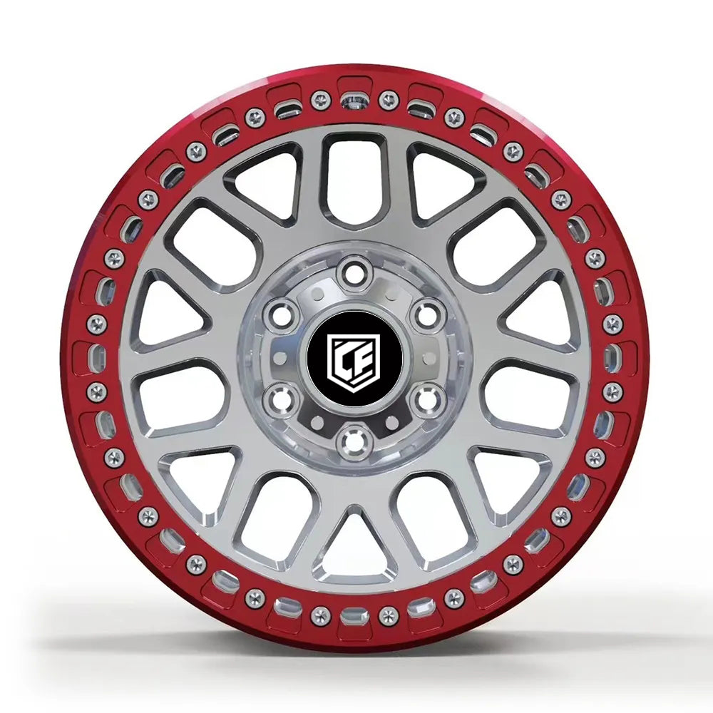 CF CNC Custom 17-26 Inch aluminum alloy beadlock off-road 15x10 5x130 6x139.7 25-50mm ET50 5/6 holes forged wheels rim